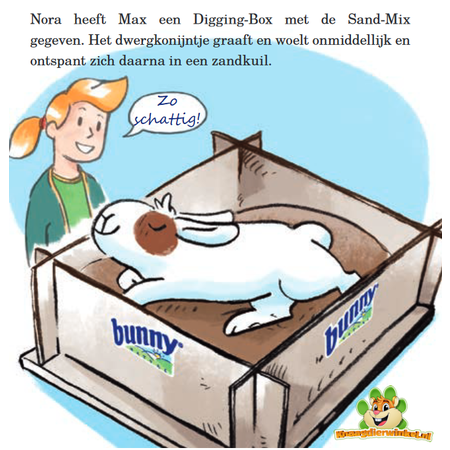 Bunny Nature DiggingBox Seau à creuser 50 cm pour Rongeurs & Lapins !