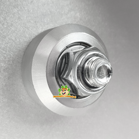 Knaagdierwinkel® Laufrad aus Aluminium für Nagetiere!