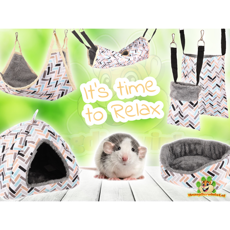 Knaagdier Hangtunnel Clara voor Knaagdieren & Fretten!!