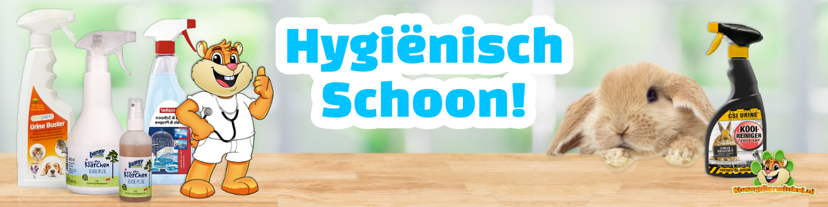 hygienisch schoon voor knaagdieren