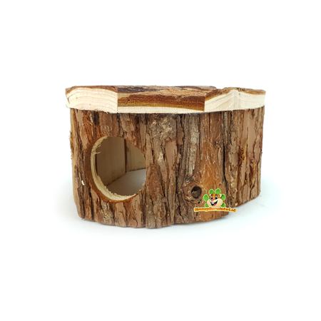 Houten Huis Hol 17 cm voor muizen en (dwerg)hamsters