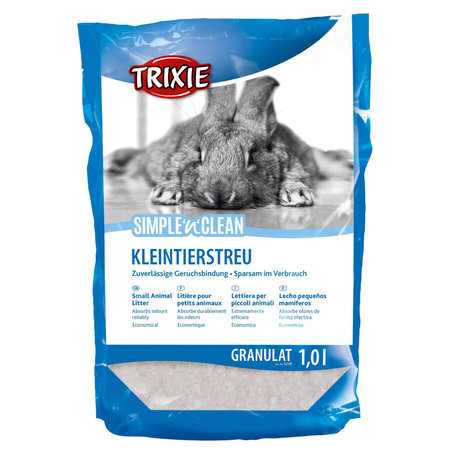 Trixie Simple’n’Clean Silicaat Toiletvulling 1 liter voor Knaagdier- en Konijnentoiletten