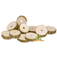Elmato Discos de madera para roer mordiscos de madera de abedul con orificio para roedores y conejos.