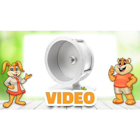 Knaagdierwinkel® Laufrad aus Aluminium für Nagetiere!