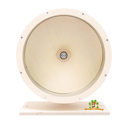 Knaagdierwinkel® Roue d'exercice en bois et aluminium pour rongeurs !
