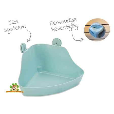 Beeztees Ecktoilette Rodet 32 cm für Nagetiere!