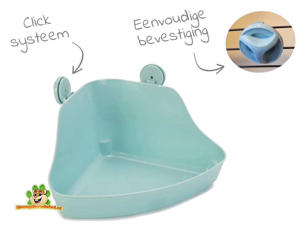 Beeztees Hoektoilet Rodet 32 cm