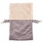 Plush Hanging Bag Beige Grey for Mice, Rats and Ferrets