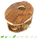 ¡Casita de Madera Hueca 17 cm para Roedores!
