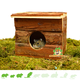 Trixie Caseta de jardín natural Jerrik de 15 cm para pequeños roedores
