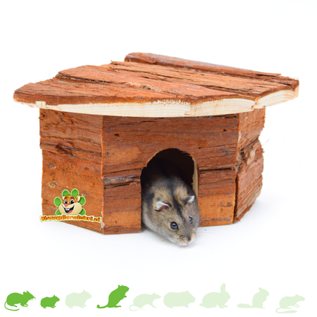 Trixie Hoekhuis Jesper 21 cm voor Muizen, Dwerghamsters & Gerbils