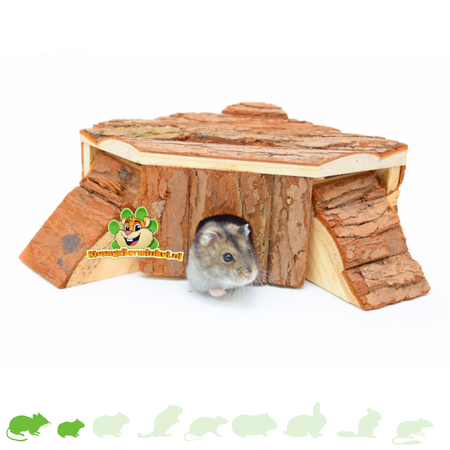 Trixie Hoekhuis Thordis 21 cm voor Muizen & Dwerghamsters