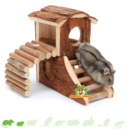 Waldspielturm 17 cm für Nagetiere!