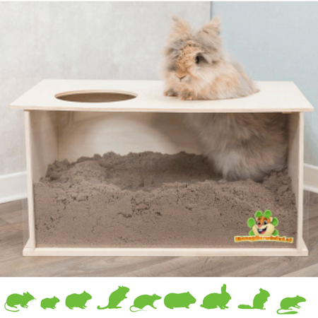 Trixie Wooden Digging Bucket Rabbit Blank 58 cm