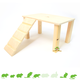 Elmato Wooden Platform with stairs Blank 28 cm for Rodents!