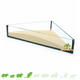 Knaagdierwinkel® Bol à sable en verre Triangle 20 cm
