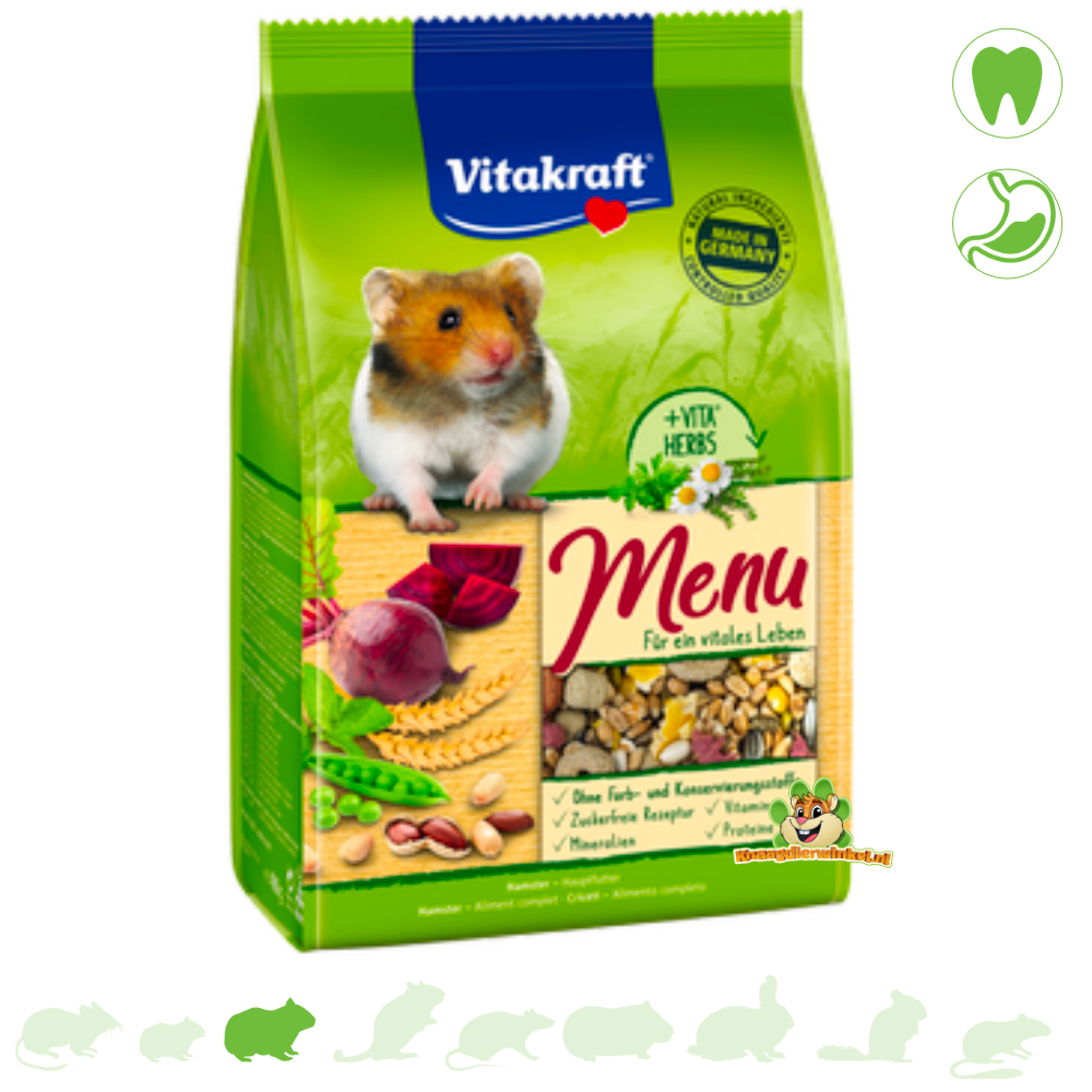 Vitakraft Premium Menu Vital For Dwarf Rabbits – 3kg, Complete Rabbit Food
