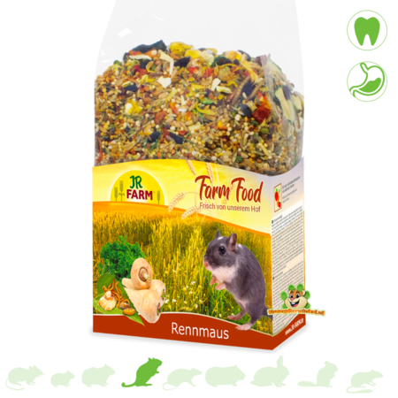 JR Farm Farm Food Gerbil Food Adult 500 grammes Nourriture naturelle pour gerbille