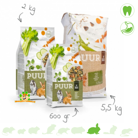 Witte Molen Witte Molen PURE Rabbit rabbit food – natural mix with vegetables & herbs
