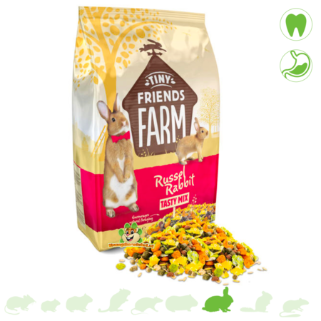 Supreme Alimento para conejos Supreme Tiny Friends Farm Russel Rabbit Tasty Mix 2,5 kg