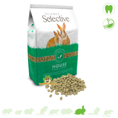 Supreme Croquettes tout-en-un Supreme Science Selective House Rabbit 1,5 kg pour lapins de compagnie