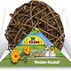 JR Farm Willow Ball Mountain Meadow Hay & Marigold Foraging Toy