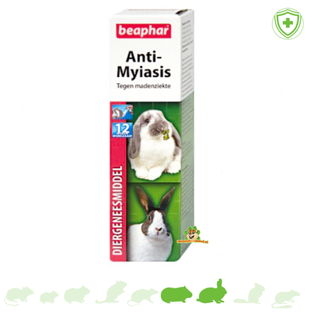 Beaphar Beaphar Anti-Myiasis Madenziekte Spray 75 ml voor Konijnen en Cavia’s