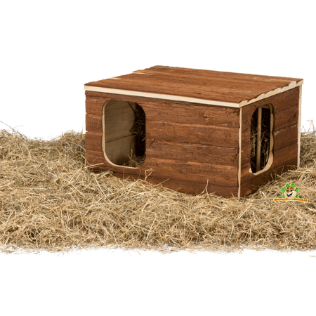 Trixie Maison Hilke avec râtelier à foin intégré de 40 cm