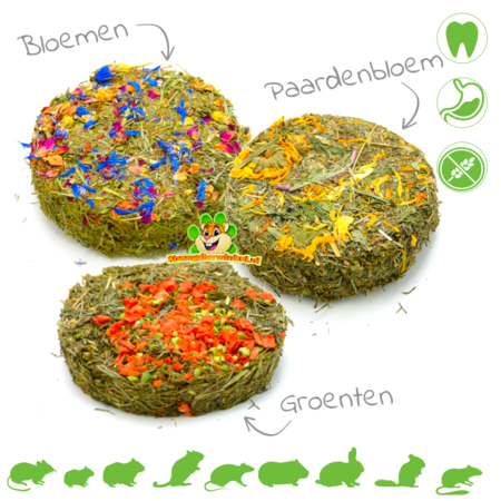 JR Farm Hay Cookie for Rodents & Rabbits