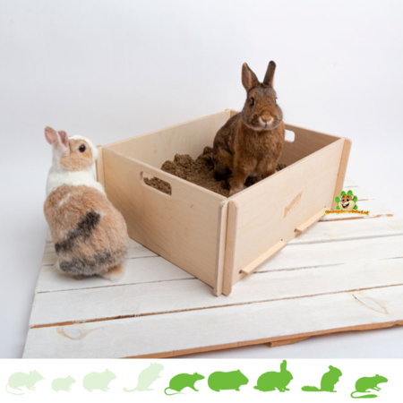 Bunny Nature DiggingBox 50 cm Buddeleimer für Nagetiere und Kaninchen!