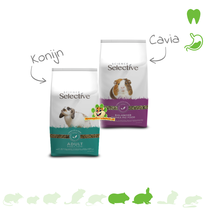 Free Trial Bag of Selective Rabbit Food or Guinea Pig Food 50 grams