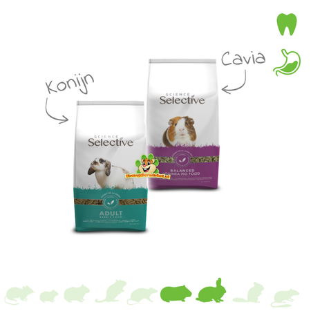 Supreme Free Sample Bag Selective Rabbit Food or Guinea Pig Food 70 grams