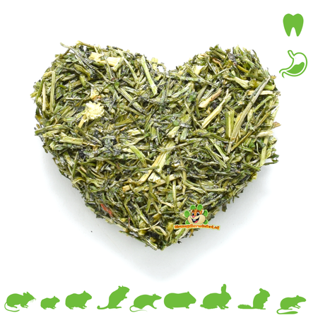 Perejil en forma de corazón para roedores y conejos, 80 g