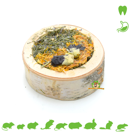 Pizza Bouleau Herbes & Fleurs 6 cm