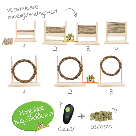 Trixie Behendigheidsset voor Knaagdieren en Konijnen