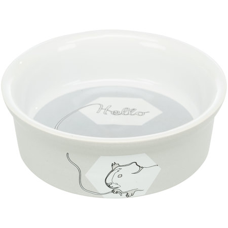 Trixie Ceramiczna miska na jedzenie/wodę kolorowa świnka morska 11 cm