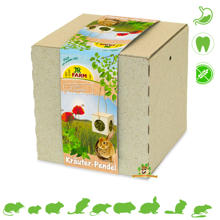 JR Farm Pudełko w kształcie girlandy z sianem i ziołami