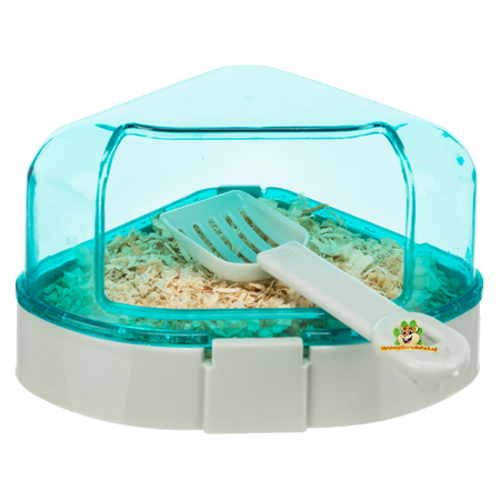 Trixie Hoektoilet Deluxe 14 cm voor Muizen & Dwerghamsters