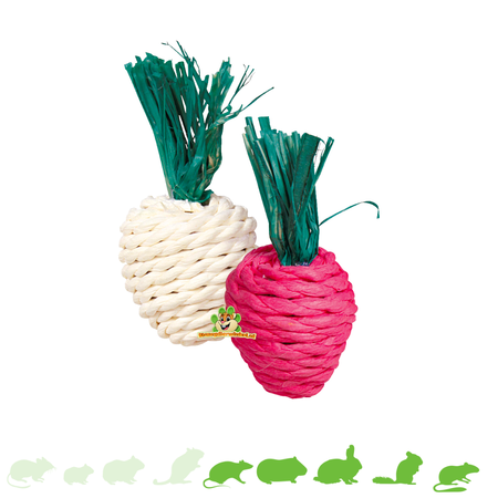 Trixie Stro Speelgoed Radijsjes 8 cm