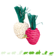 Trixie Straw Toy Radishes 8 cm