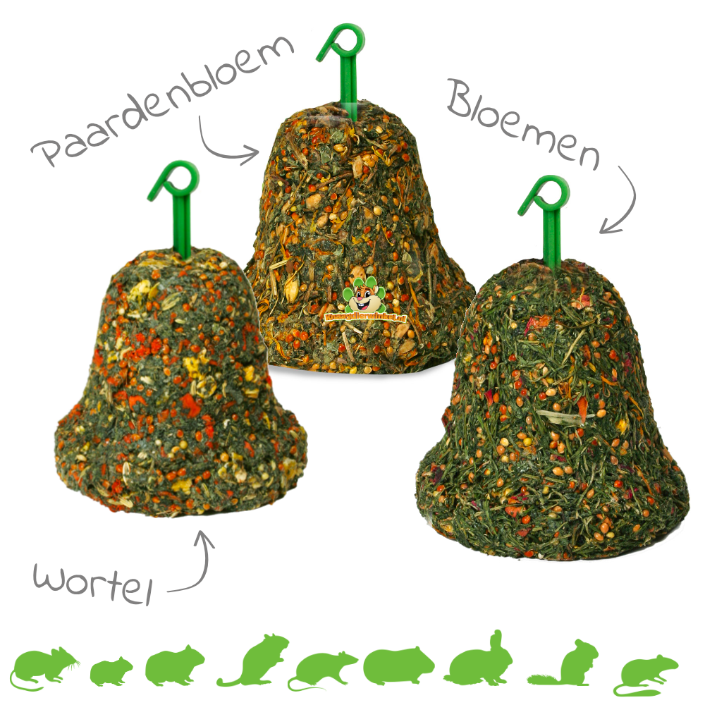 JR Farm JR Farm Herbs, Flowers & Carrot Hay Bell 125 grams