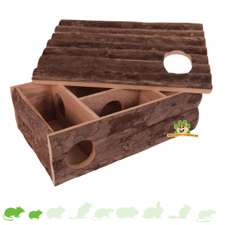 Trixie Multi-chamber House Leif 35 cm for Mice, Dwarf Hamsters and Gerbils