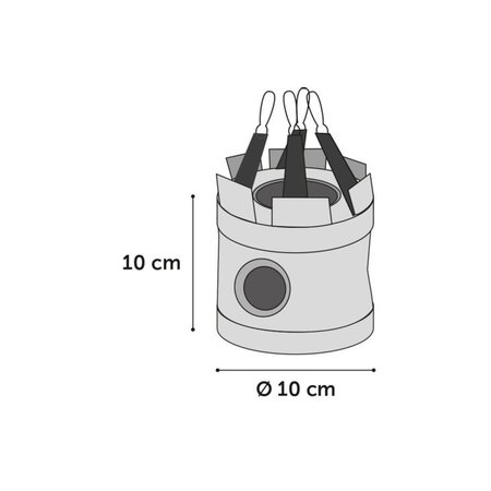 Nagetier-Hängematte Cube Clara für Nagetiere!