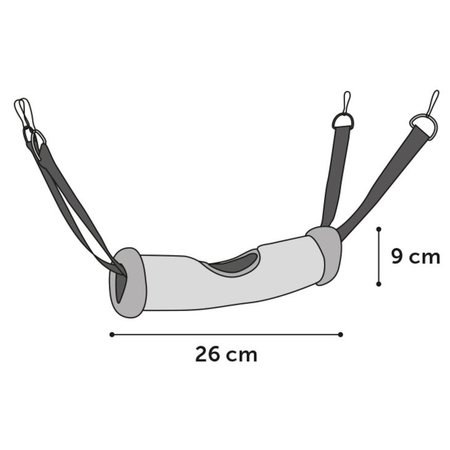 Tunnel suspendu pour rongeurs Clara pour rongeurs et furets !!