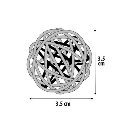 Colored Willow Balls 3.5 cm for Rodents & Rabbits!