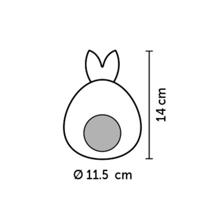 Casita para hámster y baño Hopper Gris 11 cm