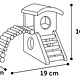 Forest Speeltoren 17 cm voor Knaagdieren!