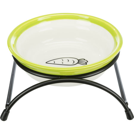 Trixie Keramische Knaagdier Voerbak in Houder 13 cm