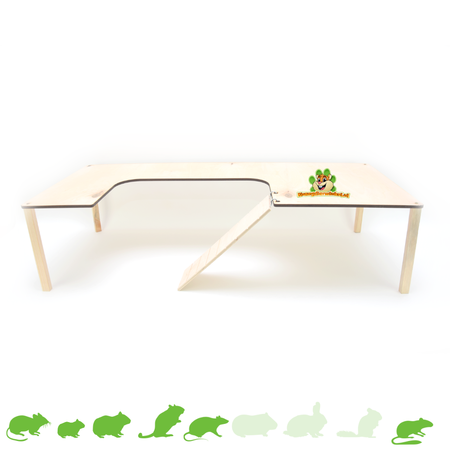 Knaagdierwinkel® Wooden Loop Platform XL