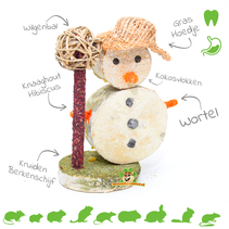 Herbal Snowman 18 cm